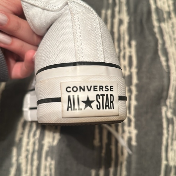 Converse All Star White High Tops - Picture 5 of 6
